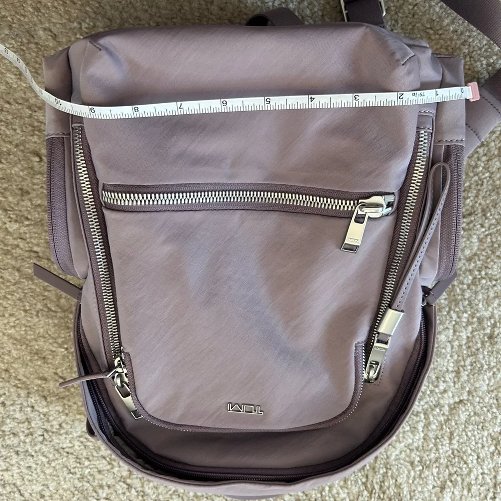 Tumi Lavender Gray medium Celina Backpack